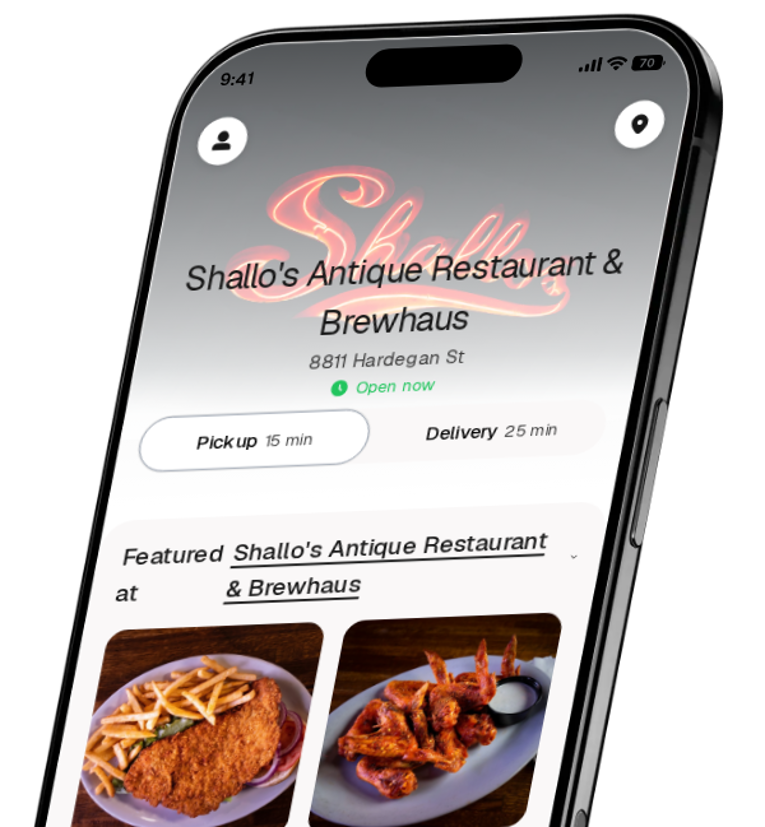 Shallo's Antique Restaurant & Brewhaus app preview