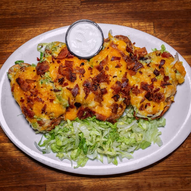 Chicken Potato Skins.
