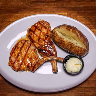 Grilled Pork Chop Dinner