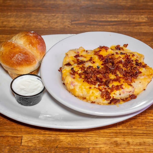 Shallo's Loaded Baked Potato.